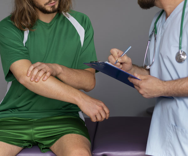 Examen approfondi des blessures et des séquelles