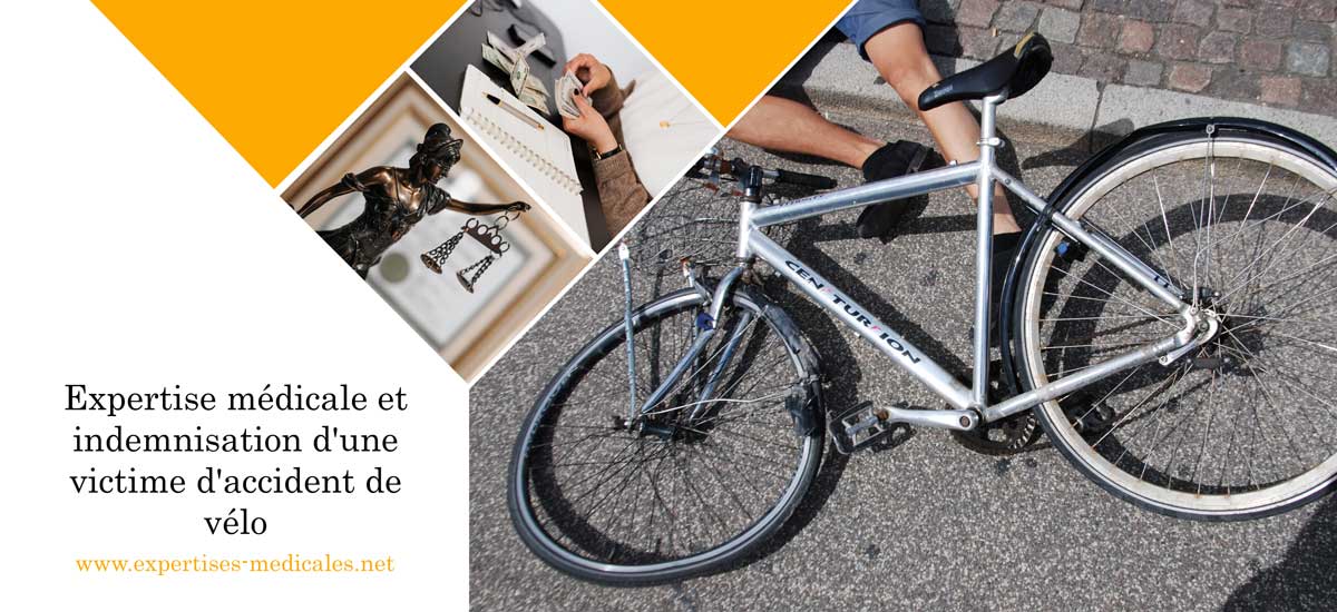 indemnisation d'une victime d'accident de vélo