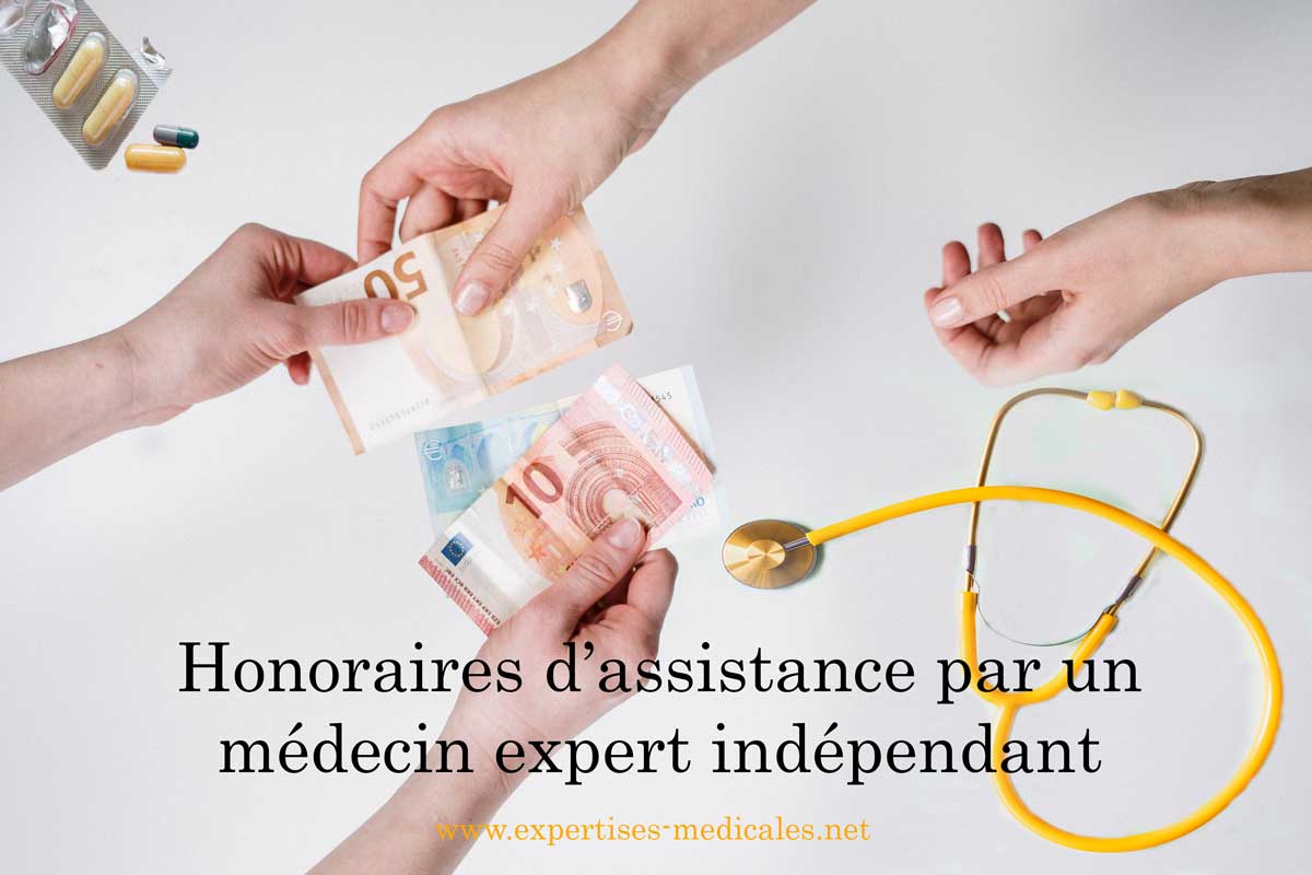 Honoraires d’assistance par médecin expert indépendant