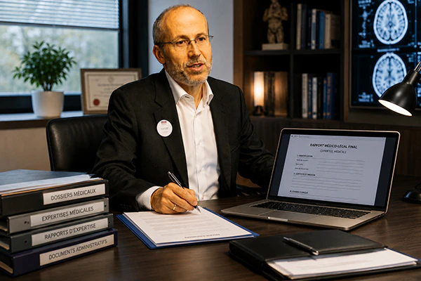 Rédaction du rapport médico-légal final